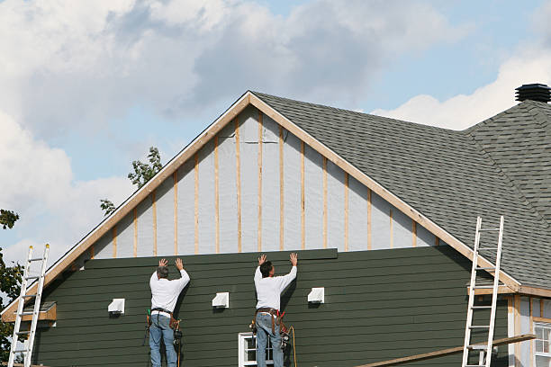 Professional Siding Replacement technician working in Rochelle, IL
